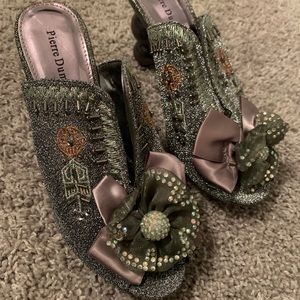 Sparkly Pierre dumas heels
